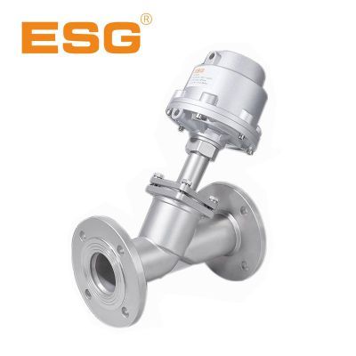 ESG-100系列氣控角座閥，ESG不銹鋼Y型角座閥，進口品牌